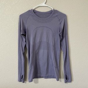 Lululemon Purple Long Sleeve Swiftly Tech